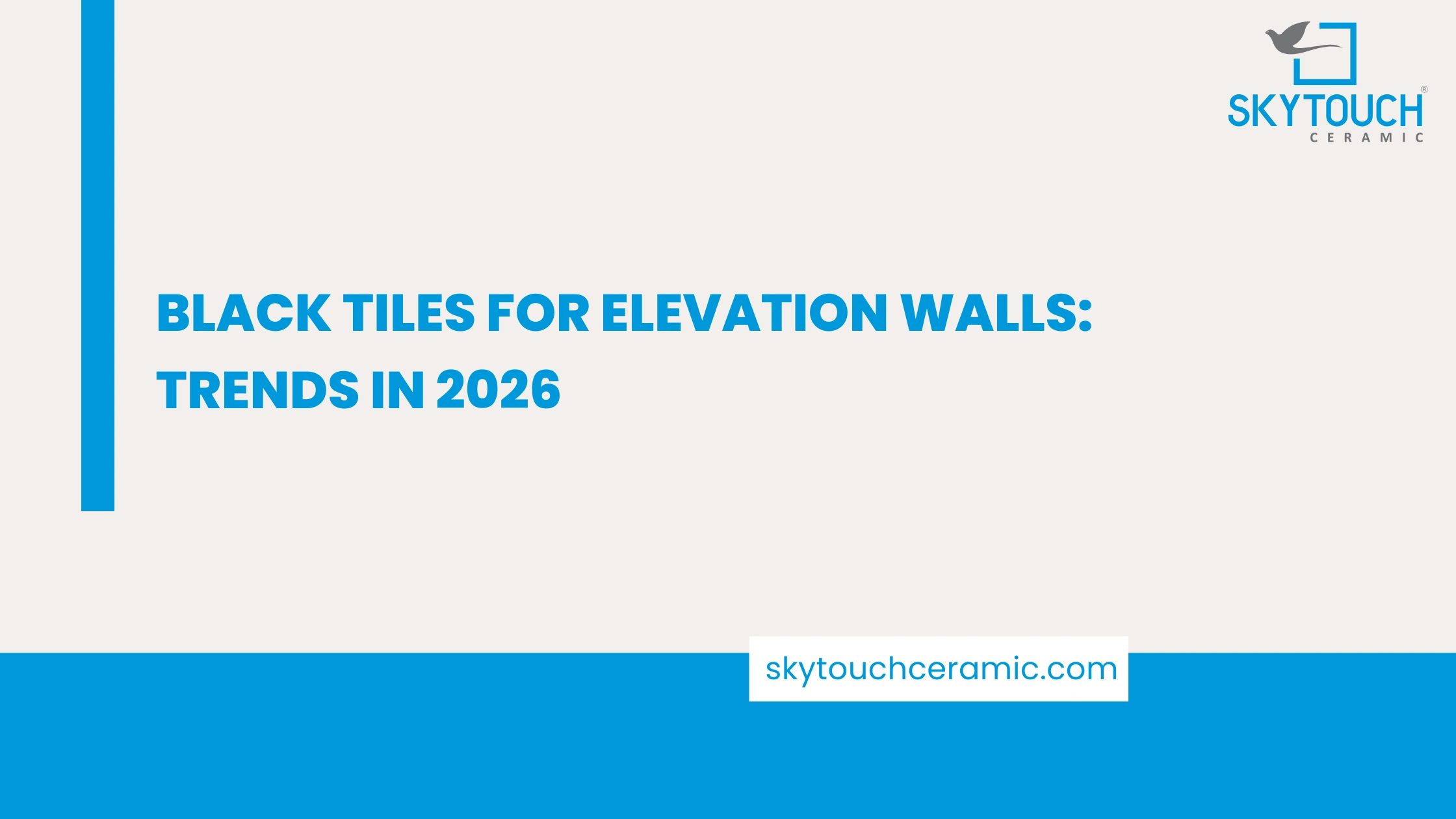 Black Tiles for Elevation Wall: Trends in 2026
